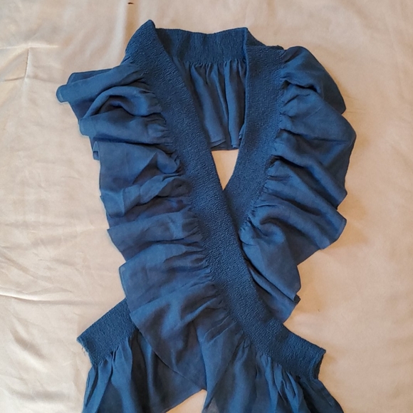 Blue Scarf - Picture 2 of 2